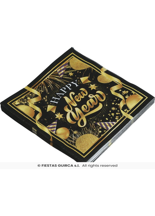 Happy New Year Napkins 20pk