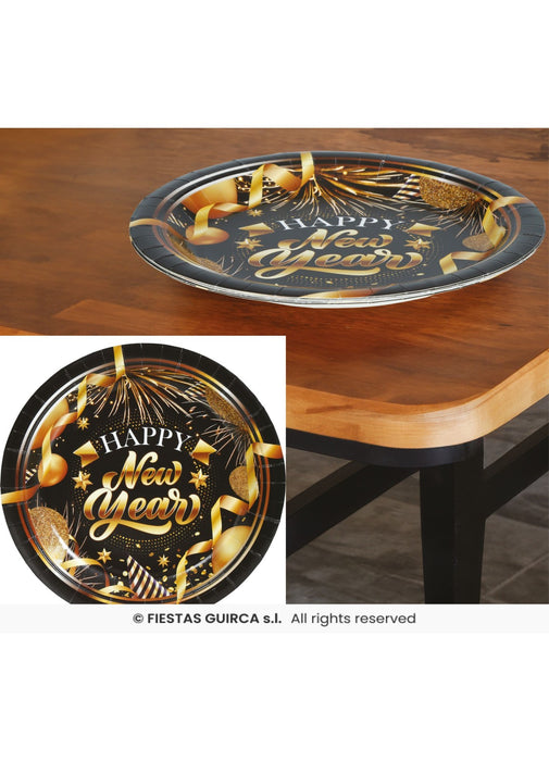 Happy New Year Plates 6pk