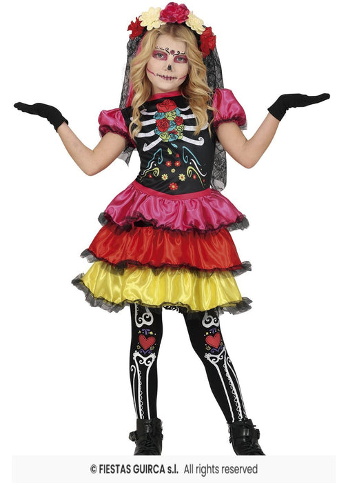Catrina Day of the Dead Girl's Costume