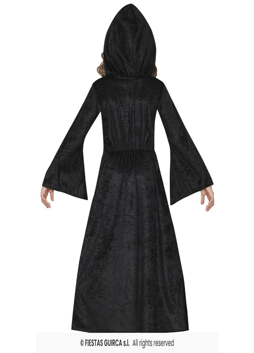 Black Hooded Girl's Costume