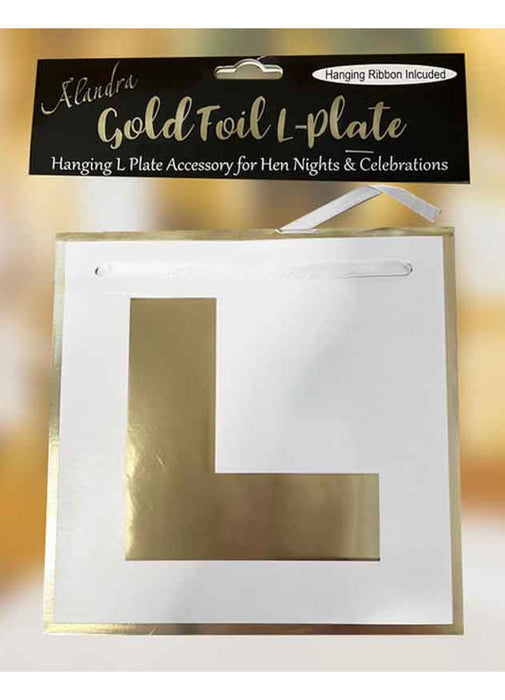 Gold Foil L Plate