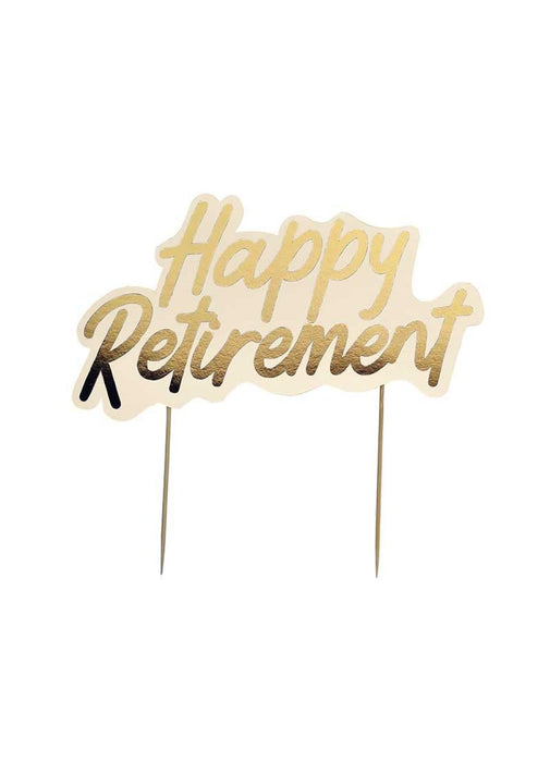 Happy Retirement Cake Topper