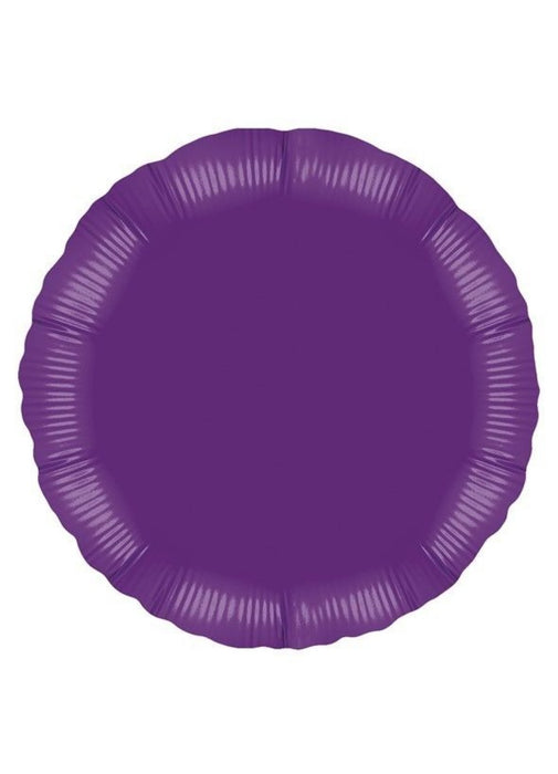 Metallic Purple Round Foil Balloon