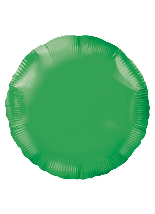 Green Round Foil Balloon