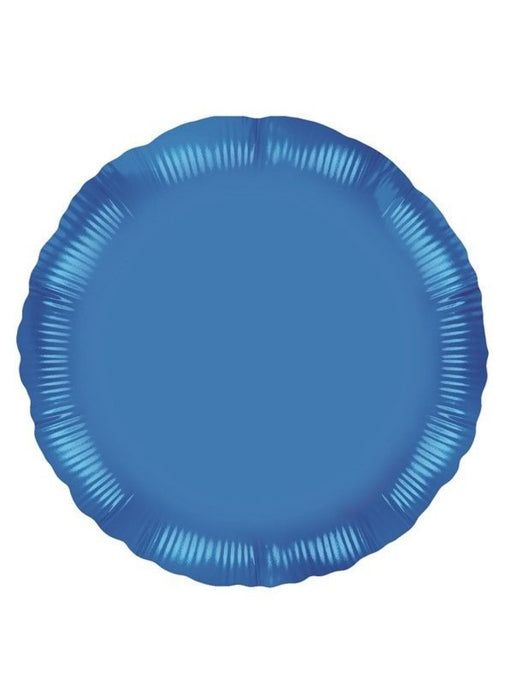 Royal Blue Circle Foil Balloon