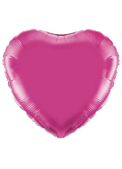 Metallic Fuchsia Heart Foil Balloon