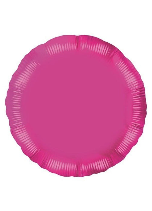 Metallic Fuchsia Round Foil Balloon