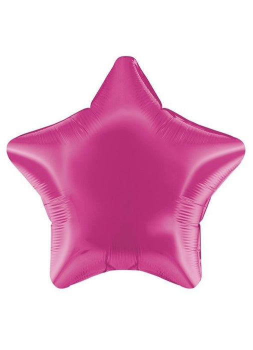 Metallic Fuchsia Star Foil Balloon