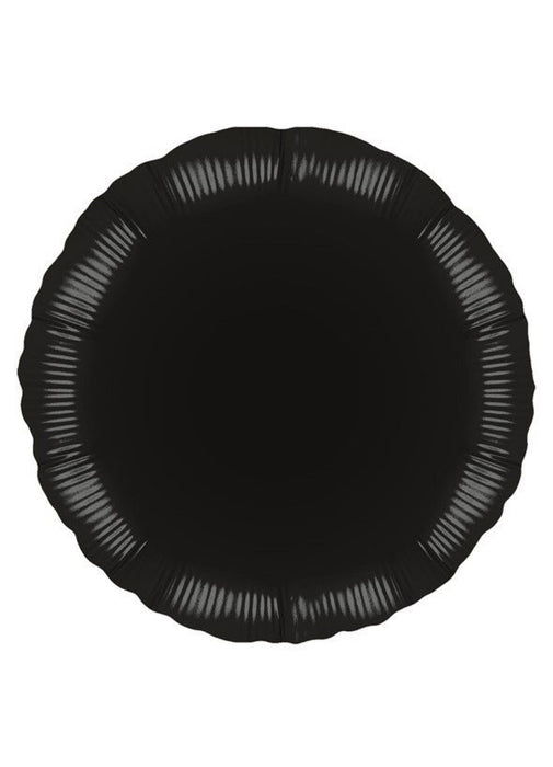 Black Round Foil Balloon