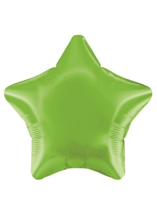 Lime Green Star Foil Balloon