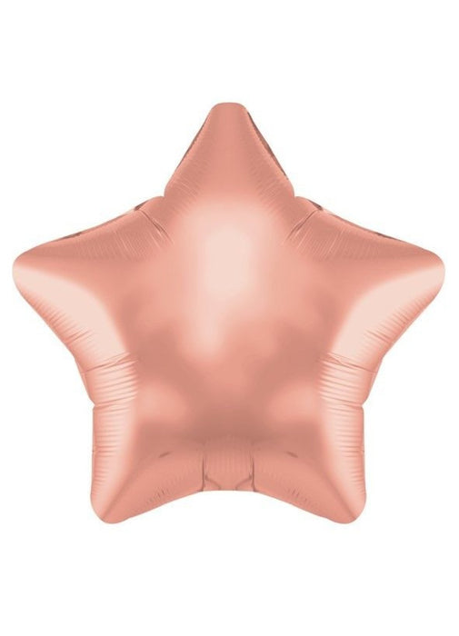 Metallic Rose Gold Star Foil Balloon
