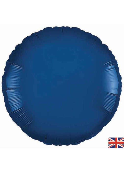 Metallic Navy Blue Round Foil Balloon