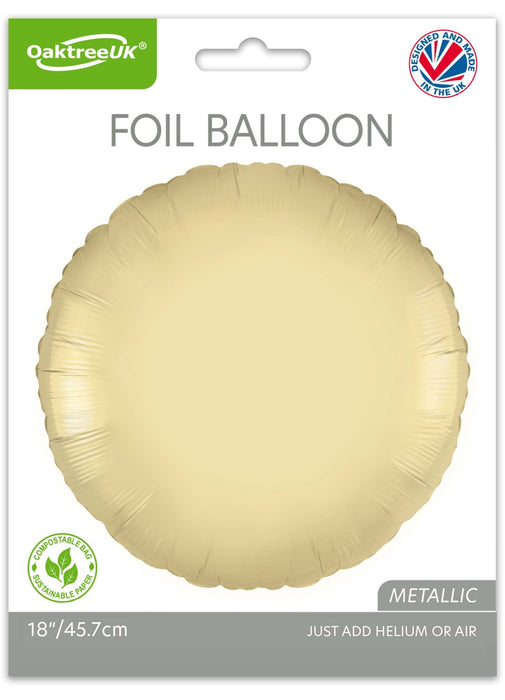 Gold Silk Round Balloon