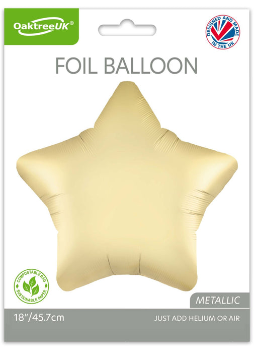 Gold Silk Star Balloon