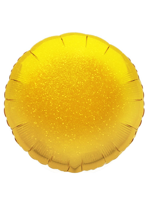 Gold Holographic Round Balloon