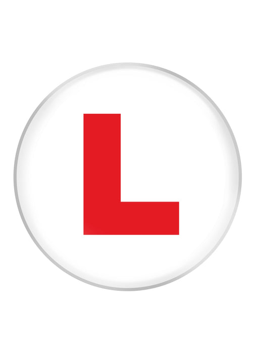 L Plate Jumbo Badge