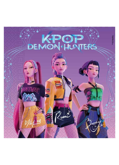 K-Pop Demon Hunters Napkins 16pk