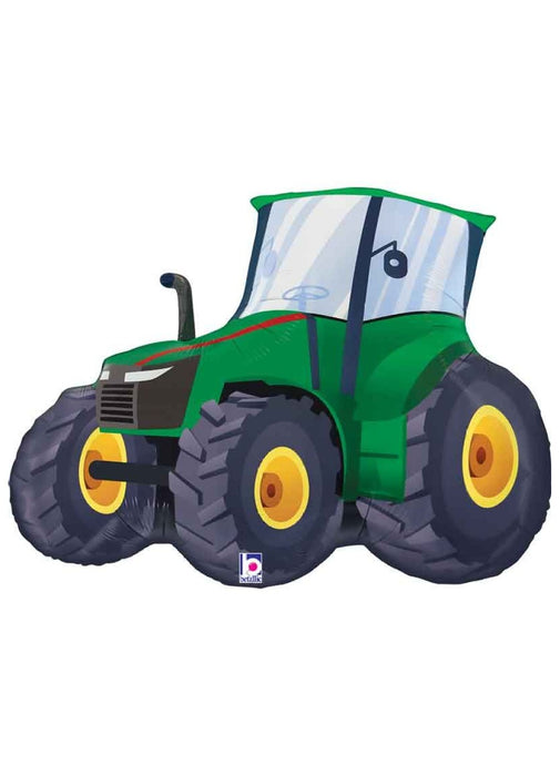 Green Farm Tractor Large Balloon