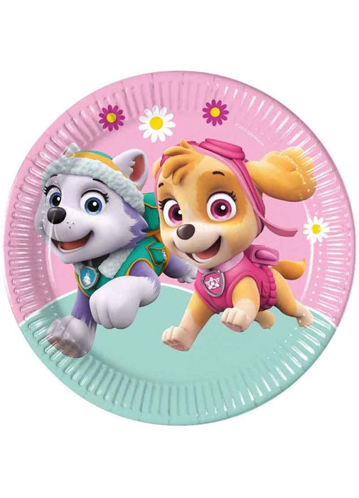 Paw Patrol Skye Plates 8pk