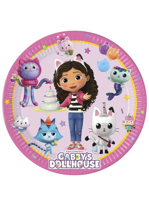 Gabby's Dollhouse Plates 8pk