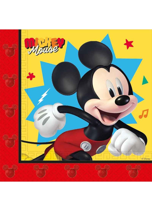 Mickey Mouse Napkins 20pk