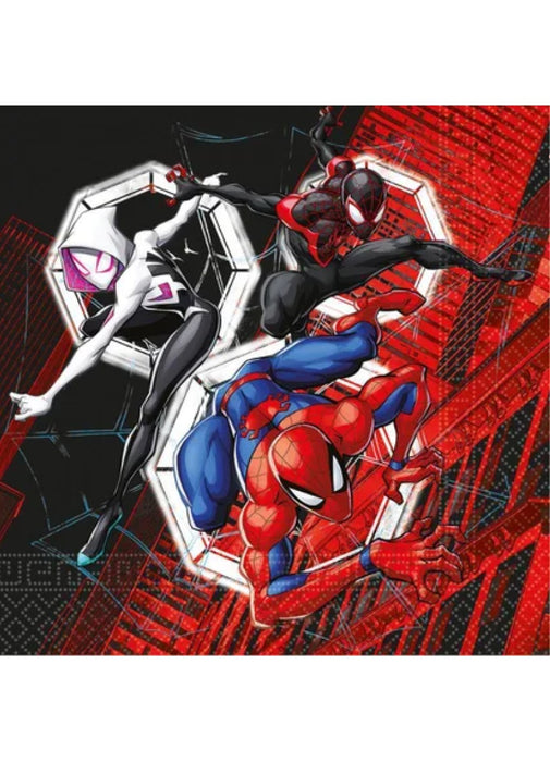 Spiderman Napkins 20pk