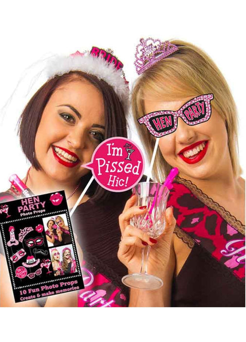 Hen Party Photo Props