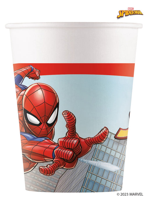 Spiderman Cups 8pk