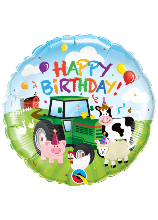 Birthday Farm Foil Balloon