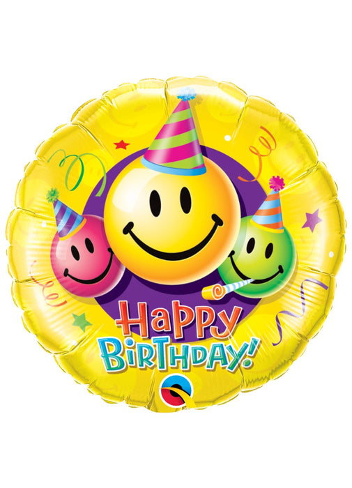 Happy Birthday Emojis Foil Balloon