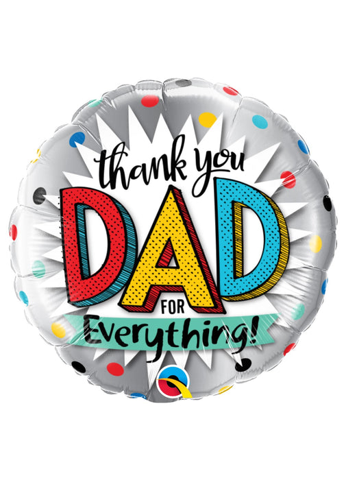 Thank You Dad Foil Balloon