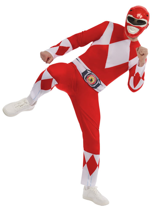 Red Power Ranger Costume Adult