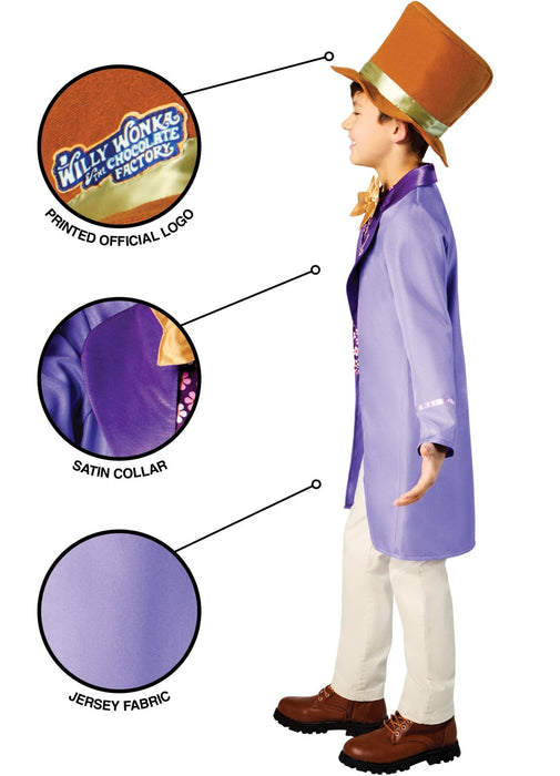 Willy Wonka Boy Costume