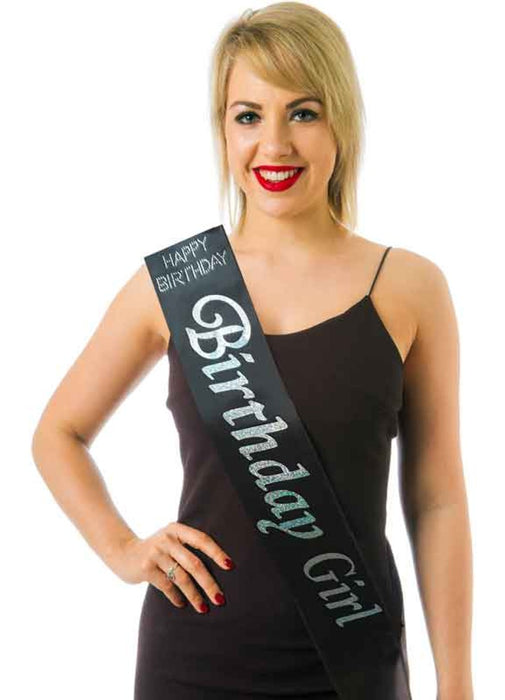 Birthday Girl Black Sash