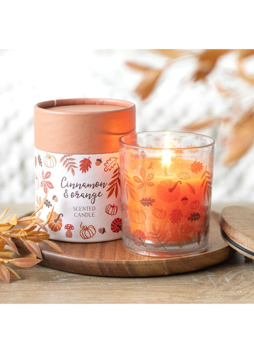 Cinnamon & Orange Scented Candle