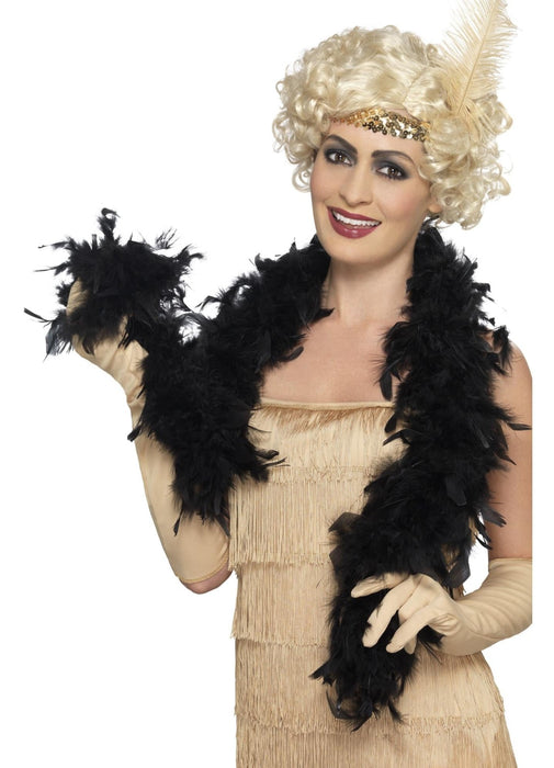 Black Feather Boa 50g