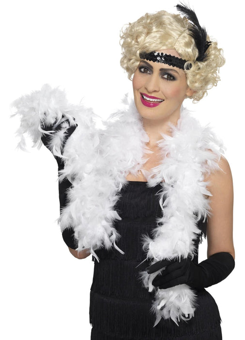 White Feather Boa 50g