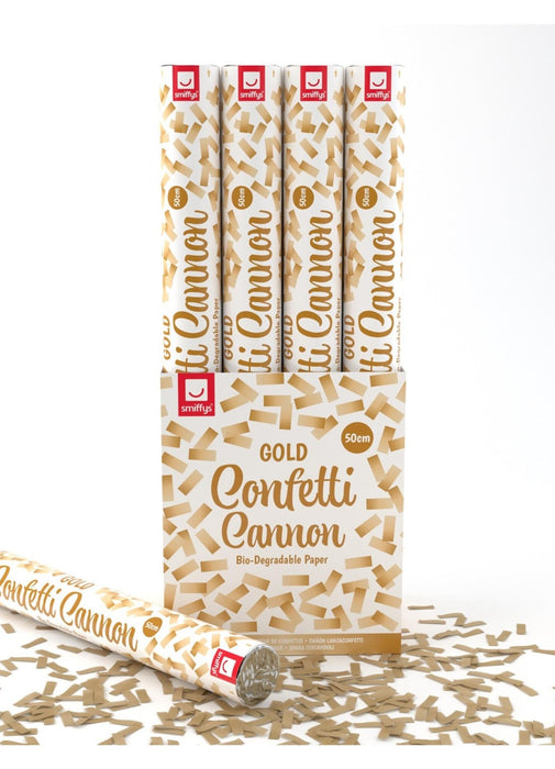 50cm Gold Confetti Cannon