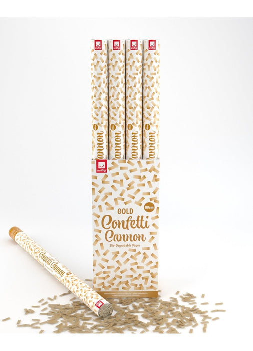 80cm Gold Confetti Cannon