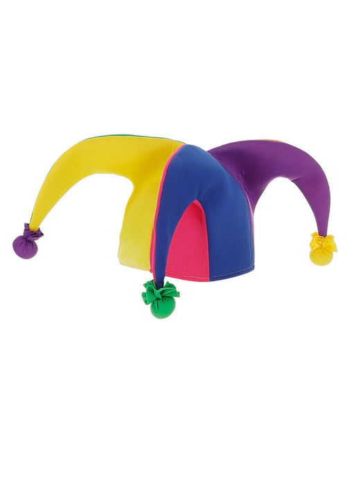 Neon Rainbow Jester Hat