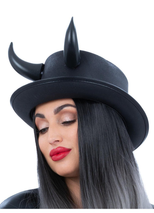 Deluxe Black Devil Top Hat