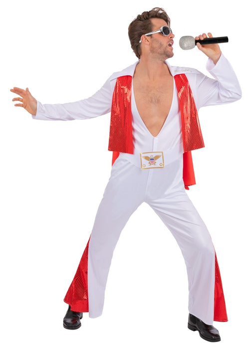 Elvis White Jumpsuit Costume