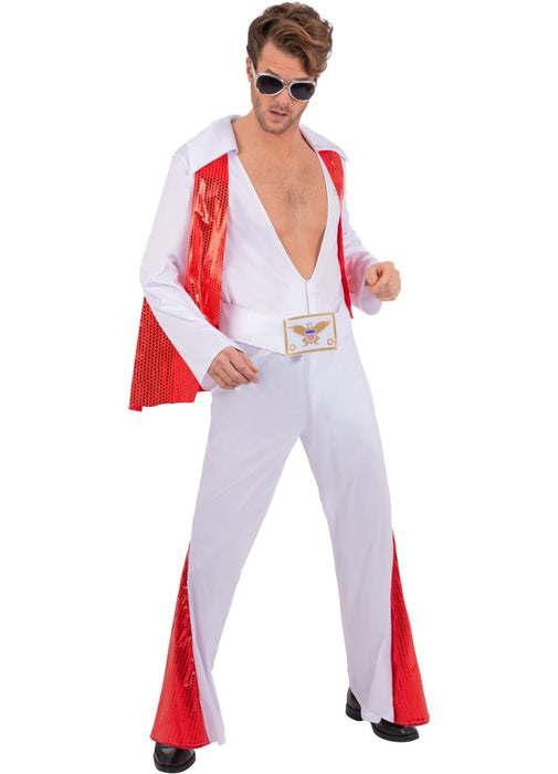 Elvis White Jumpsuit Costume