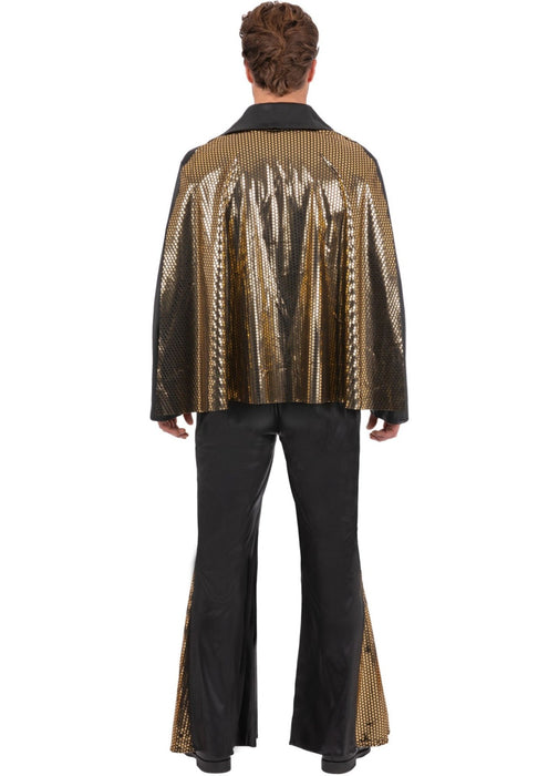 Elvis Black Jumpsuit Costume