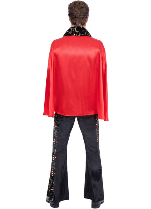 Elvis Black Rhinestone Costume