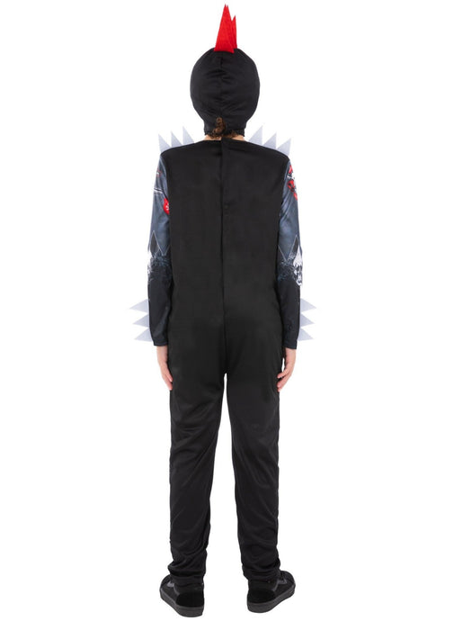 Punk Skeleton Costume Child