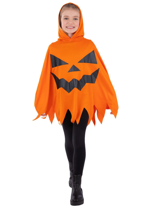 Orange Pumpkin Poncho