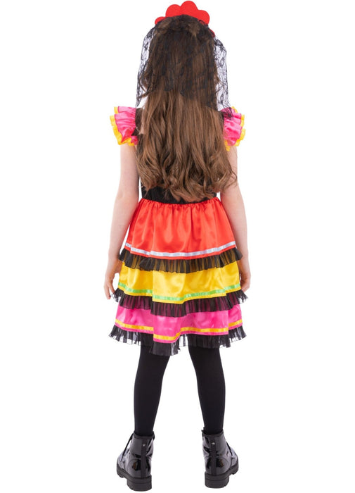 Day of Dead Girl Costume Child