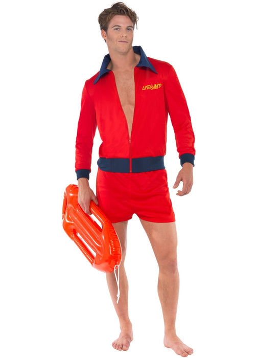 Red Lifeguard Costume Adult