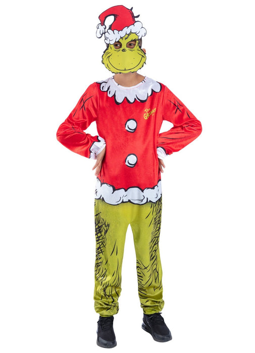 The Grinch Santa Costume Child